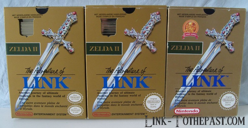 Versions françaises de ZELDA II The Adventure of LINK sur Nintendo NES