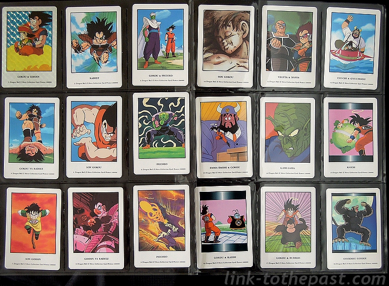  Cartes  Dragon  Ball  Z  Hero Collection  Part 1 Link to the past